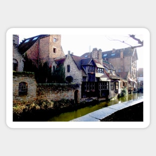 The Canals of Brugge Sticker